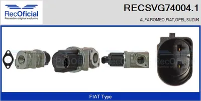 Vanne EGR Opel ASTRA H · Opel ASTRA H Estate · Opel ASTRA H GTC