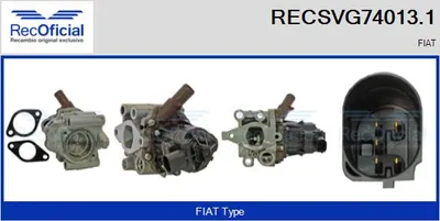 Vanne EGR Fiat DUCATO Van