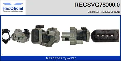 Vanne EGR Mercedes-Benz VITO Bus · Mercedes-Benz VITO / MIXTO Van · Mercedes-Benz SPRINTER 3-t Van