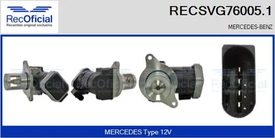 Vanne EGR Mercedes-Benz E-CLASS · Mercedes-Benz E-CLASS T-Model · Mercedes-Benz C-CLASS