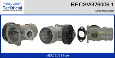 Vanne EGR Mercedes-Benz A-CLASS · Mercedes-Benz VANEO