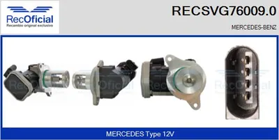 Vanne EGR Mercedes-Benz C-CLASS · Mercedes-Benz C-CLASS Coupe · Mercedes-Benz C-CLASS T-Model