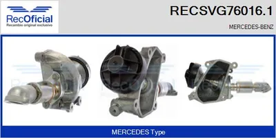 Vanne EGR Mercedes-Benz SPRINTER 2-t Platform/Chassis · Mercedes-Benz VITO Bus · Mercedes-Benz SPRINTER 2-t Van