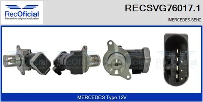 Vanne EGR Mercedes-Benz VIANO · Mercedes-Benz VITO Bus · Mercedes-Benz VITO / MIXTO Van