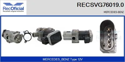 Vanne EGR Mercedes-Benz SPRINTER CLASSIC 4,6-t Bus · Mercedes-Benz SPRINTER CLASSIC 3,5-t Van
