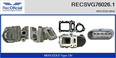Vanne EGR Mercedes-Benz C-CLASS · Mercedes-Benz C-CLASS T-Model · Mercedes-Benz C-CLASS Coupe