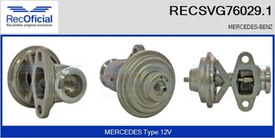 Vanne EGR Mercedes-Benz 124 Saloon · Mercedes-Benz 124 T-Model · Mercedes-Benz G-CLASS