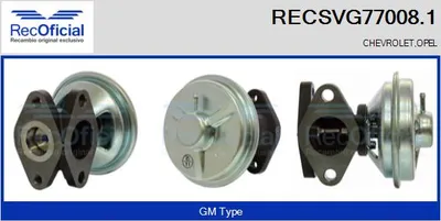 Vanne EGR Opel ANTARA A · Chevrolet EPICA · Chevrolet CAPTIVA