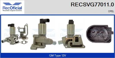 Vanne EGR Opel ASTRA G Hatchback · Opel ASTRA G Estate · Opel ASTRA G Saloon