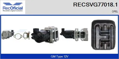 Vanne EGR Opel MERIVA A MPV · Opel ASTRA H · Opel ASTRA H Estate
