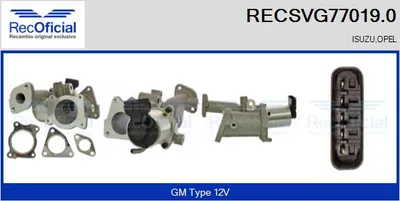 Vanne EGR Opel ASTRA H · Opel ASTRA H Estate · Opel ASTRA H GTC