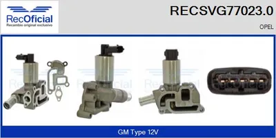 Vanne EGR Opel ASTRA G Hatchback · Opel ASTRA G Estate · Opel ASTRA G Saloon
