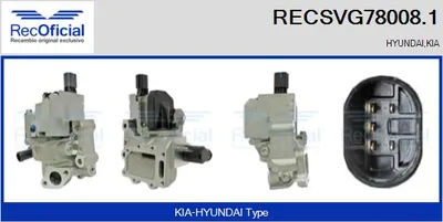 Vanne EGR Hyundai ELANTRA IV Saloon · Hyundai i40 I CW · Kia RIO III