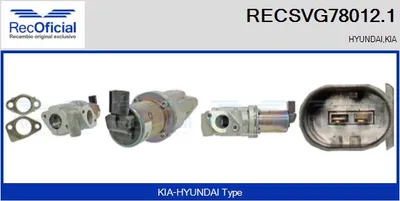 Vanne EGR Hyundai GETZ · Kia CERATO I Saloon · Kia CERATO I Hatchback