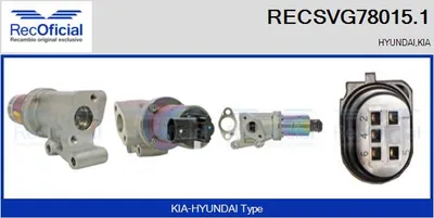 Vanne EGR Kia CEE'D Hatchback · Kia CEE'D SW · Kia PRO CEE'D
