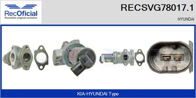 Vanne EGR Hyundai PORTER Platform/Chassis · Hyundai PORTER Van