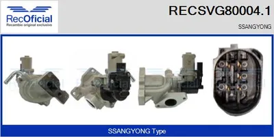 Vanne EGR Ssangyong KORANDO · Ssangyong REXTON W / REXTON