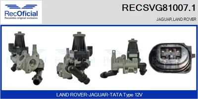 Vanne EGR Land Rover RANGE ROVER III · Land Rover RANGE ROVER SPORT I · Jaguar XE