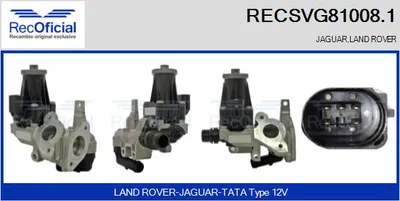 Vanne EGR Land Rover RANGE ROVER EVOQUE · Land Rover DISCOVERY SPORT · Land Rover RANGE ROVER EVOQUE Convertible