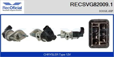 Vanne EGR Jeep GRAND CHEROKEE III · Dodge NITRO · Jeep CHEROKEE