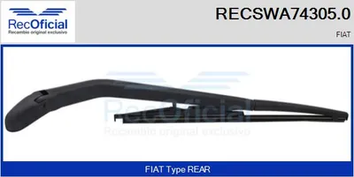 Bras d'essuie-glace, nettoyage des vitres Fiat PUNTO