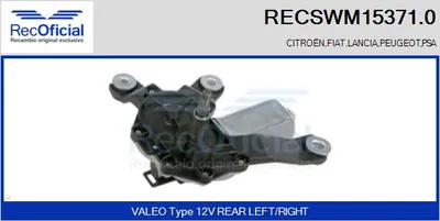 Moteur d'essuie-glace Peugeot 807 · Citroën C8 · Lancia PHEDRA