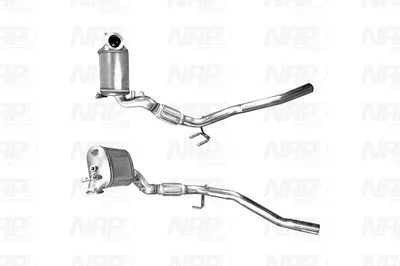 Filtre à particules / à suie, échappement Audi A3 · Audi A3 Sportback · Audi A3 Convertible