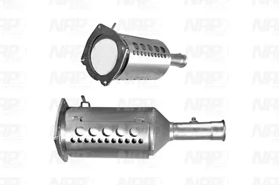 Filtre à particules / à suie, échappement Citroën C4 Coupe · Citroën C4 I · Peugeot 308 I