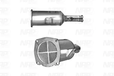 Filtre à particules / à suie, échappement Citroën C8 · Fiat ULYSSE · Peugeot 807