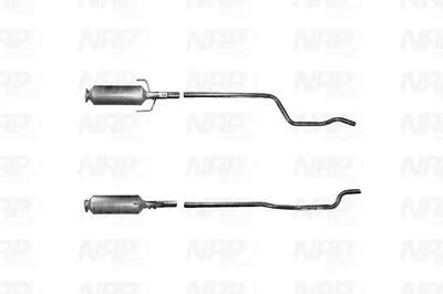 Filtre à particules / à suie, échappement Opel MERIVA A MPV · Vauxhall MERIVA A