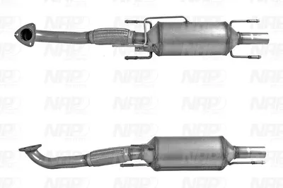Filtre à particules / à suie, échappement Opel VECTRA C · Opel SIGNUM Hatchback