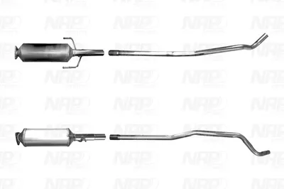 Filtre à particules / à suie, échappement Opel CORSA C · Opel CORSA C Hatchback Van