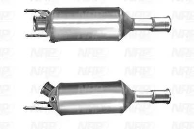 Filtre à particules / à suie, échappement Citroën C-CROSSER · Citroën C-CROSSER ENTERPRISE · Peugeot 4007