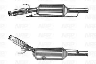Filtre à particules / à suie, échappement Citroën C4 II · Citroën DS4 · Citroën DS5
