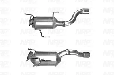 Filtre à particules / à suie, échappement Audi Q7 · Porsche CAYENNE · Vw TOUAREG