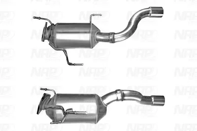 Filtre à particules / à suie, échappement Audi Q7 · Porsche CAYENNE · Vw TOUAREG