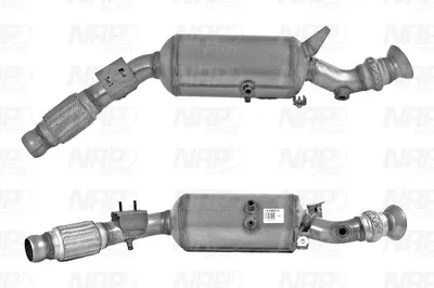 Filtre suie/particules, système d'échappement NAP Carparts CAD10352