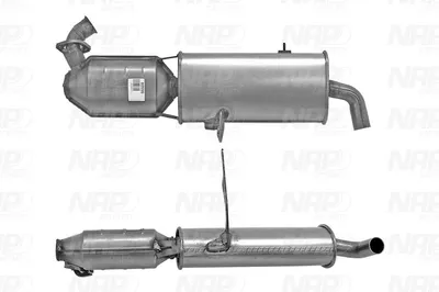 Catalyseur NAP CarPARTS CAD10529