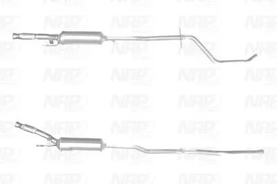 Filtre à particules / à suie, échappement Citroën C5 III · Citroën C5 III Break · Peugeot 407