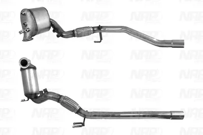 Filtre à particules / à suie, échappement Audi A3 · Audi A3 Sportback · Seat ALTEA