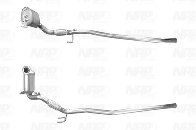 Filtre à particules / à suie, échappement Audi A3 · Audi A3 Sportback · Skoda OCTAVIA II Combi