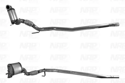 Filtre à particules / à suie, échappement Audi A3 · Audi A3 Sportback · Seat ALTEA XL