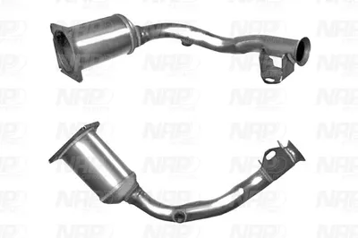 Catalyseur Citroën NEMO Box Body/MPV · Citroën NEMO MPV · Fiat FIORINO Box Body/MPV
