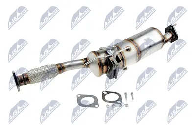 Filtre à particules / à suie, échappement Nissan QASHQAI I
