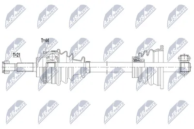 Arbre de transmission Nissan KUBISTAR Van · Renault KANGOO · Renault CLIO II