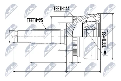 Jeu de joints, arbre de transmission Hyundai ELANTRA III Saloon · Hyundai ELANTRA III · Hyundai MATRIX