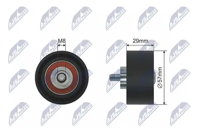 Poulie renvoi/transmission, courroie crantée Alfa Romeo 145 · Alfa Romeo 155 · Alfa Romeo 146