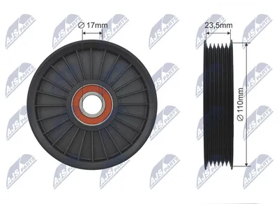 Poulie renvoi/transmission, courroie trapézoïdale à nervu Gmc S15 JIMMY SUV · Chevrolet BLAZER S10 · Chevrolet LACETTI
