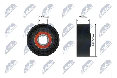 Poulie de tension, courroie trapézoïdale à nervures Mercedes-Benz B-CLASS Sports Tourer · Mercedes-Benz A-CLASS · Mercedes-Benz CITAN Mixto