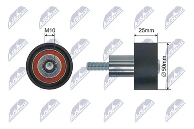 Poulie renvoi/transmission, courroie crantée Audi A1 · Audi A1 Sportback · Audi Q3
